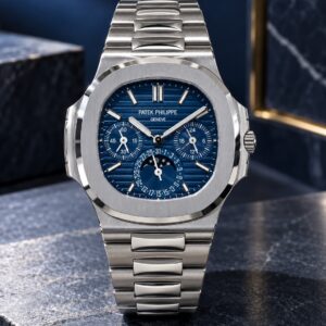 Patek Philippe Nautilus Blue Dial Chronograph Watch