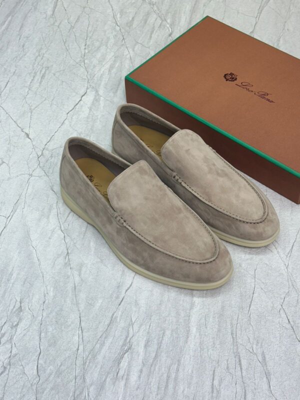 Loro Piana Grey Shoes Replica Dubai