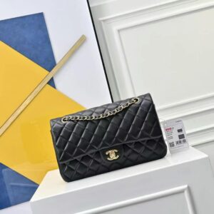chanel black chain bag replica