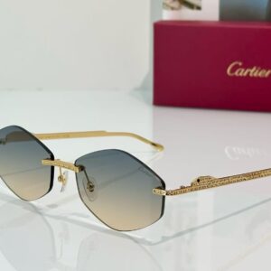 cartier gold frame replica sunglasses