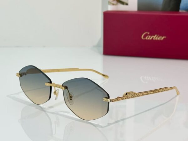 cartier gold frame replica sunglasses