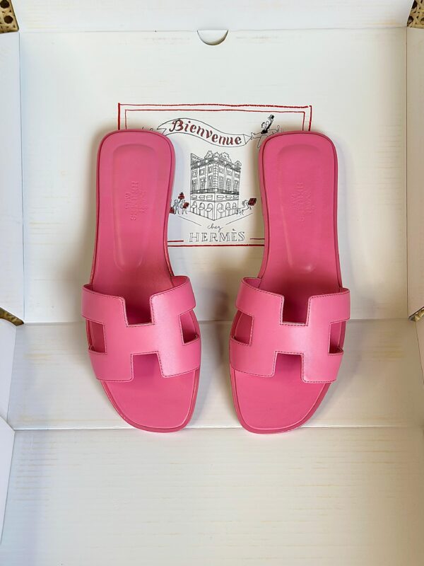 Hermes Oran Pink Sandals