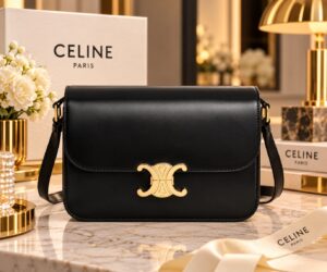 Celine Triomphe Black Bag