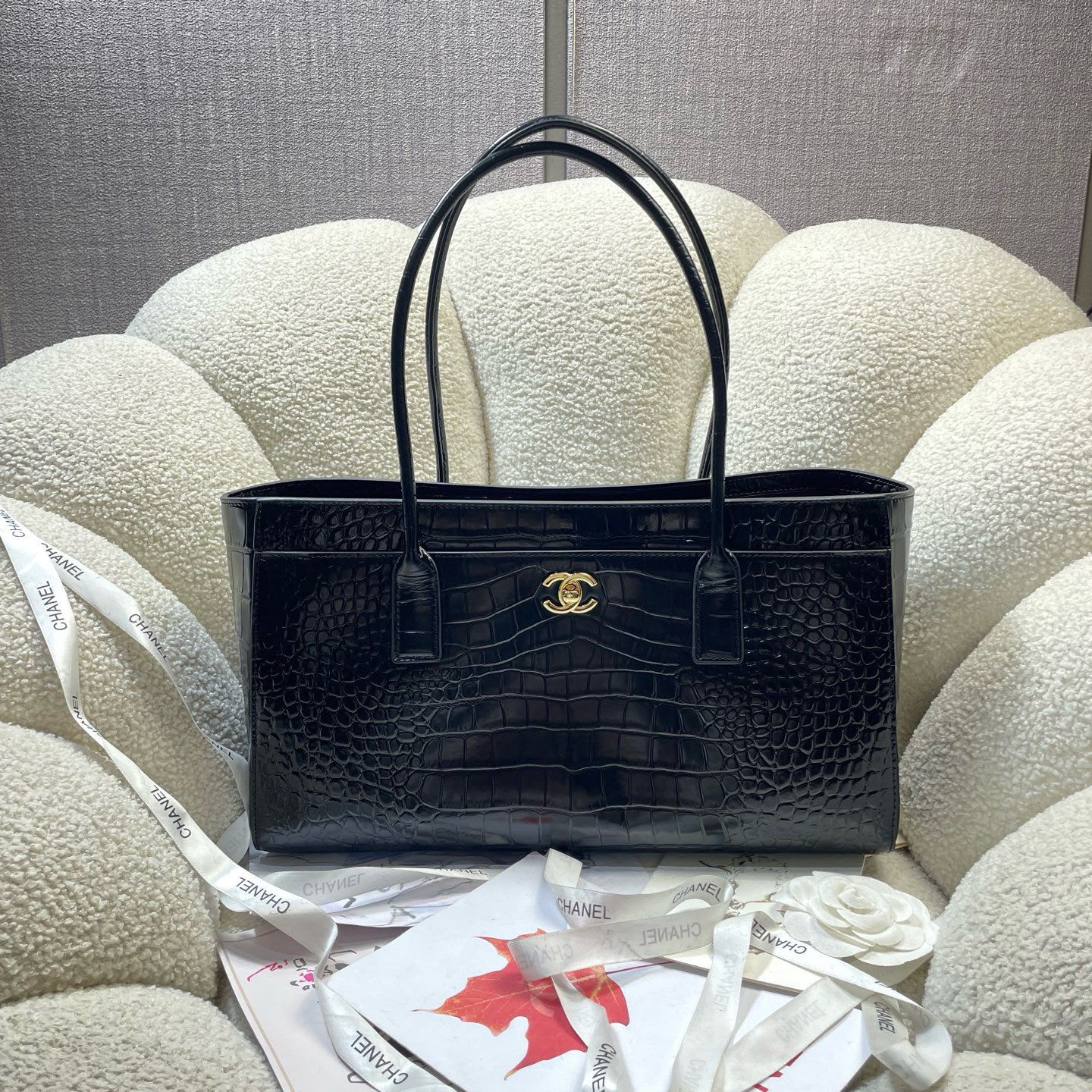 Chanel Crocodile Tote Bag